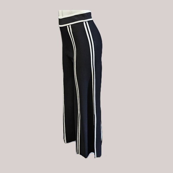 Joseph Ribkoff Wide Leg Pants With Slits - Picture 4 of 4